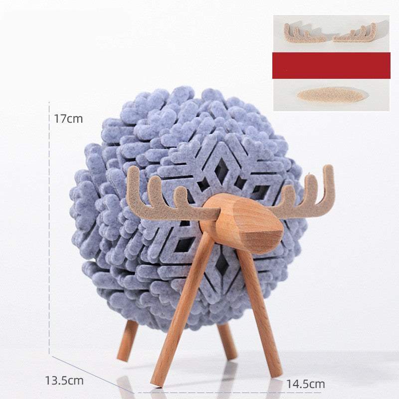 BowLift | Felt Sheep Coaster Set