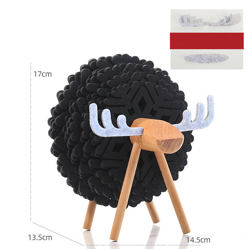 BowLift | Felt Sheep Coaster Set