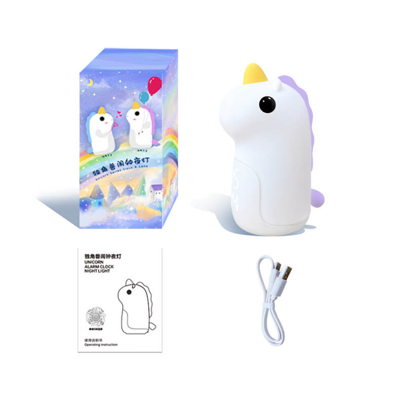 BowLift | Unilora DreamLight Alarm Clock | Unicorn Design | Timer & LED Night Light | Nursery Decor