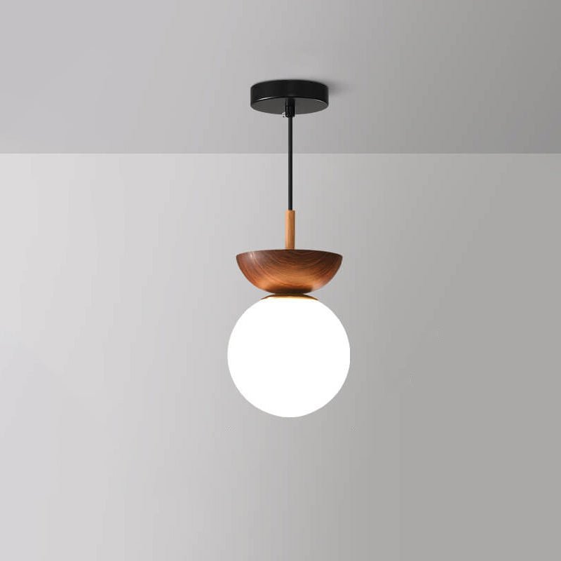 BowLift | Hikari Japanese LED Ceiling Light – Minimalist Wooden Frame Zen Lamp