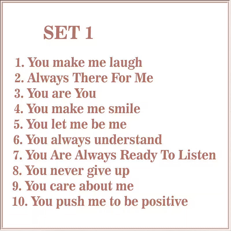 BowLift | "Reasons why you are my friend" Friendship gift