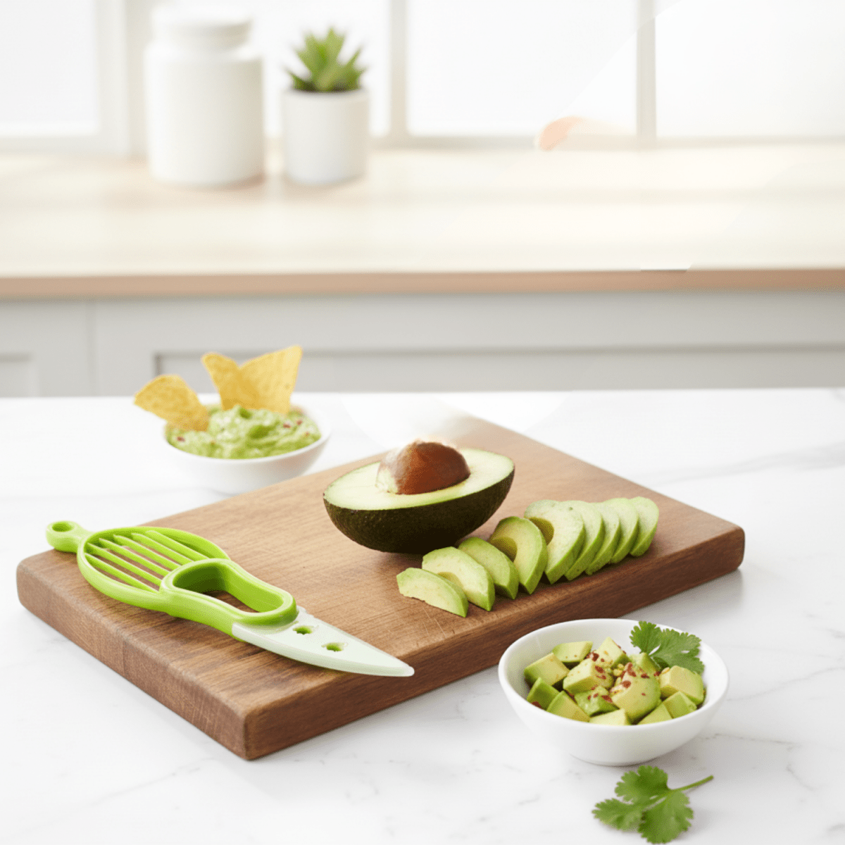 BowLift | 3-in-1 Avocado Cutter, Pitter & Spoon Tool