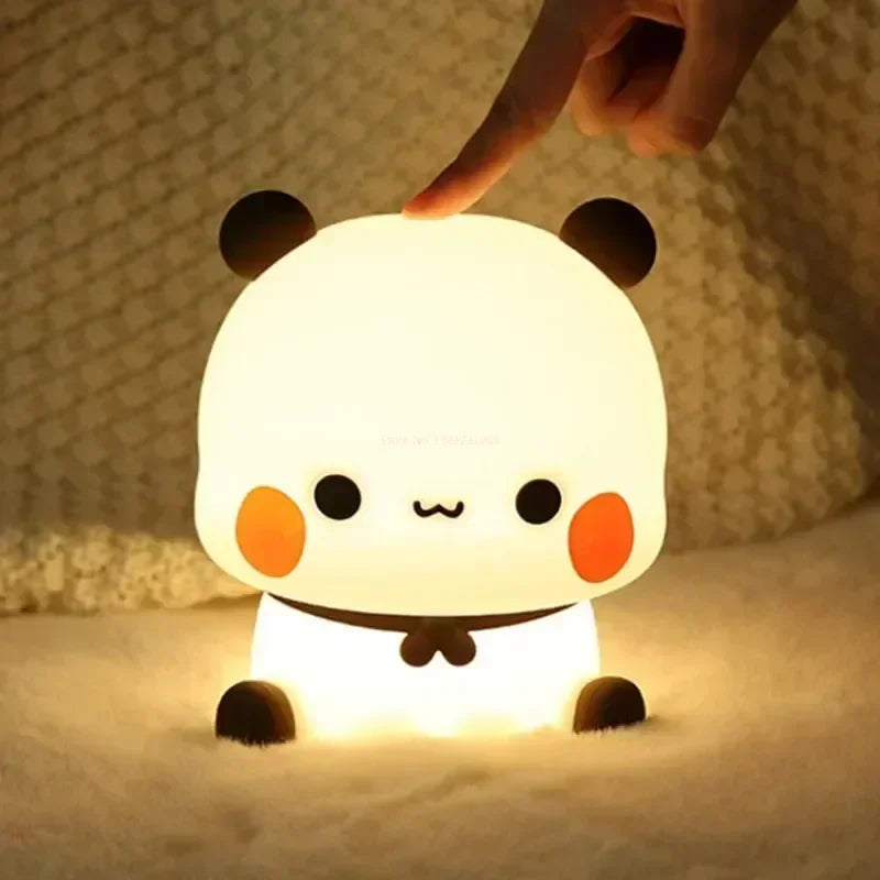 BowLift | LED Night Light Bear Panda Bubu and Dudu Lamp Cute Cartoon Night Lights Toy Gifts Animal Peripheral Bedroom Decorative Living Room