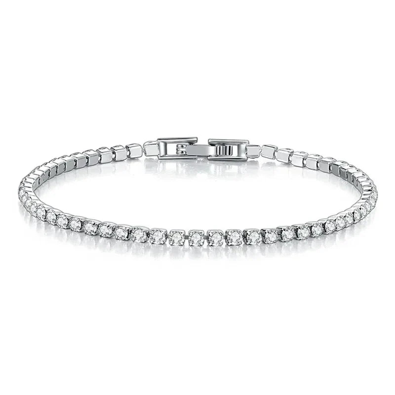 BowLift | Tennis Bracelet – Shine with Attitude: Elegance in Sterling Silver and Hip-Hop Flair!
