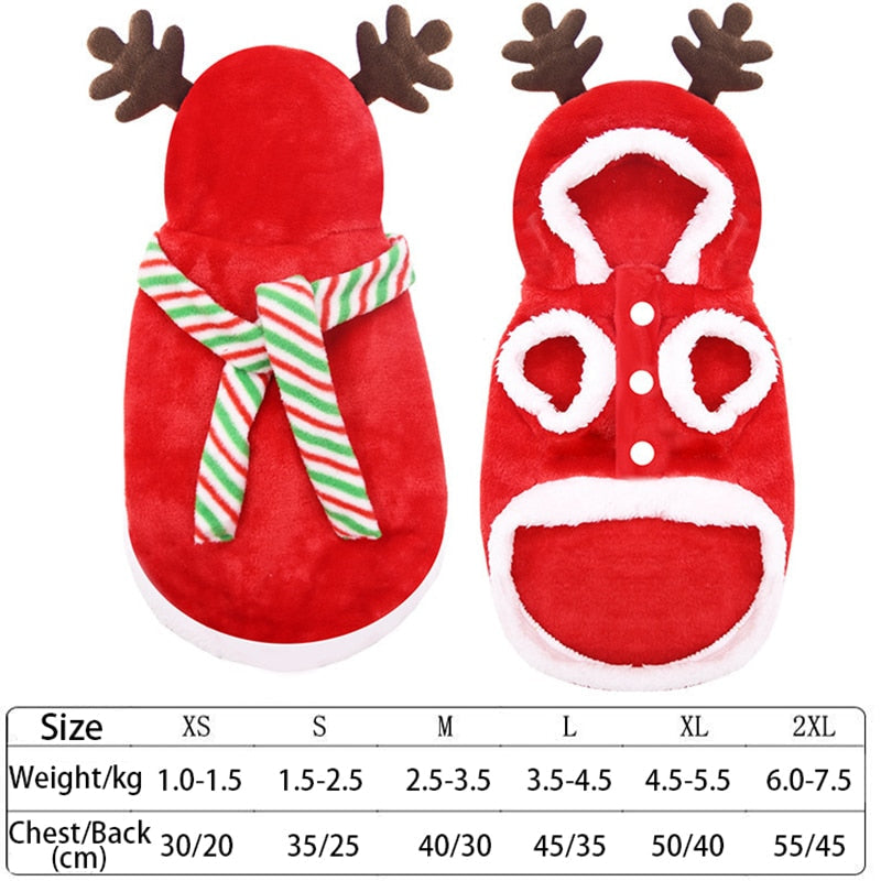BowLift | Santa Claus Home Winter Pet Costumes