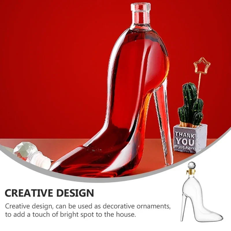 BowLift | High Heel Fancy Glass Wine Decanter