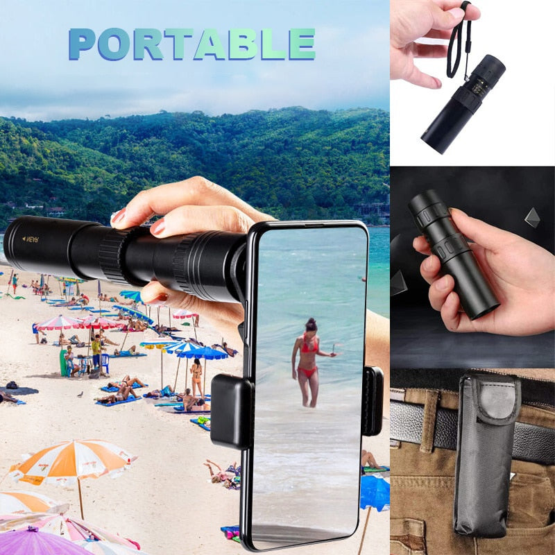 BowLift | 10-300X Zoom Telescope for Mobile Phone