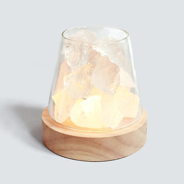 BowLift | Himalaya Salt Lamp - Crystal Night Light & Essential Oil Diffuser