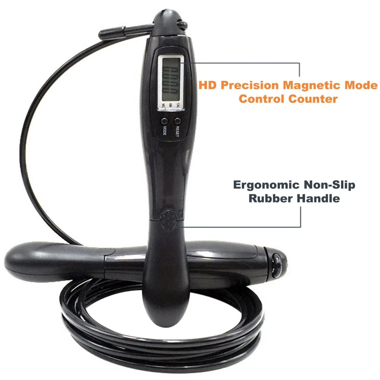 BowLift | Digital Counting Skipping Rope with 60 Second Timing Bell