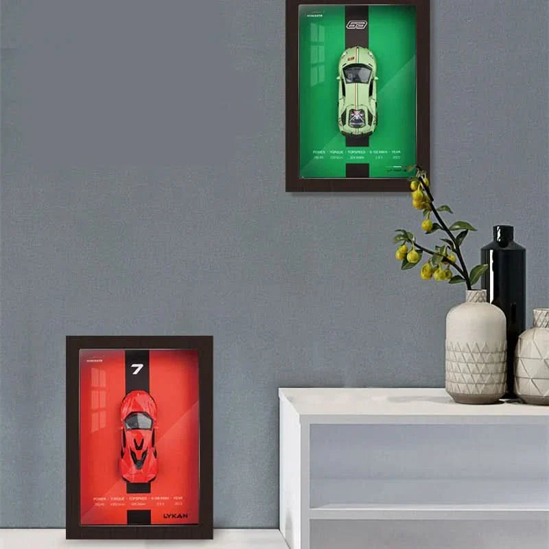 BowLift | Framed 3D Car Model Decorative Artwork