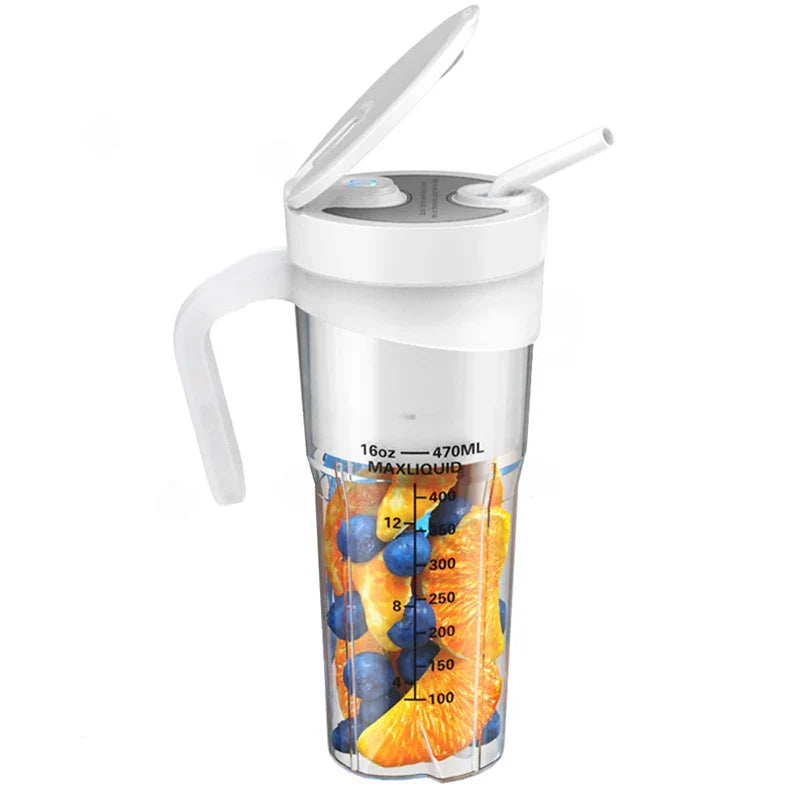 BowLift | Portable Juicer - Rechargeable Mini Mixer with 6 Sharp Blades for Shakes and Smoothies
