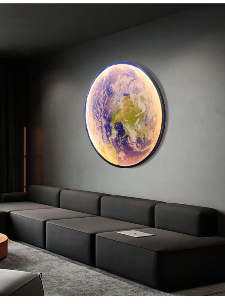 BowLift | 3D LED Moon or Earth Ceiling or Wall Light