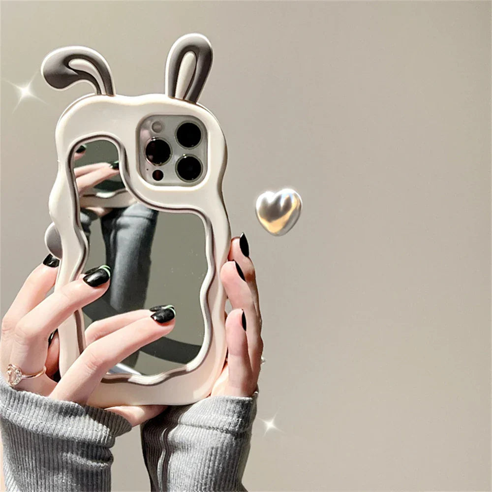 BowLift | Rabbit Ear Make-Up Mirror iPhone Case