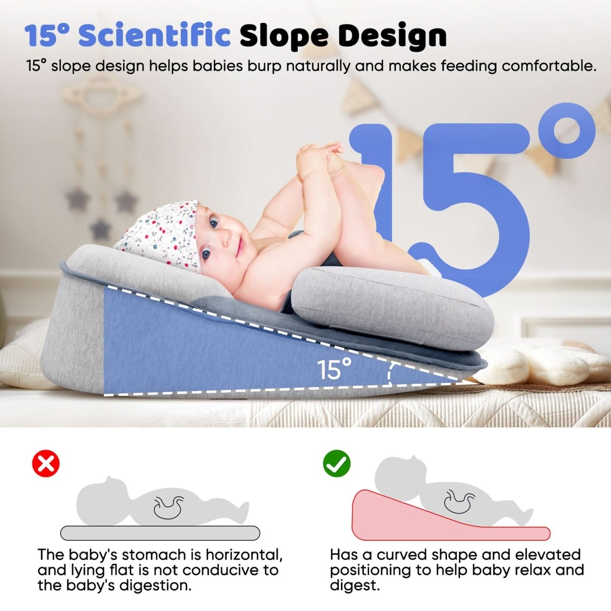 BowLift | Ergonomic pillow for safe baby sleep