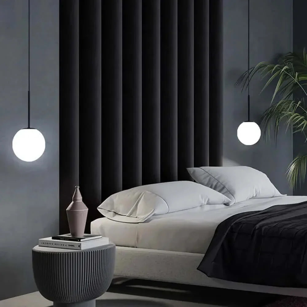 BowLift | Mid-Century Modern Glass Ball Pendant Light