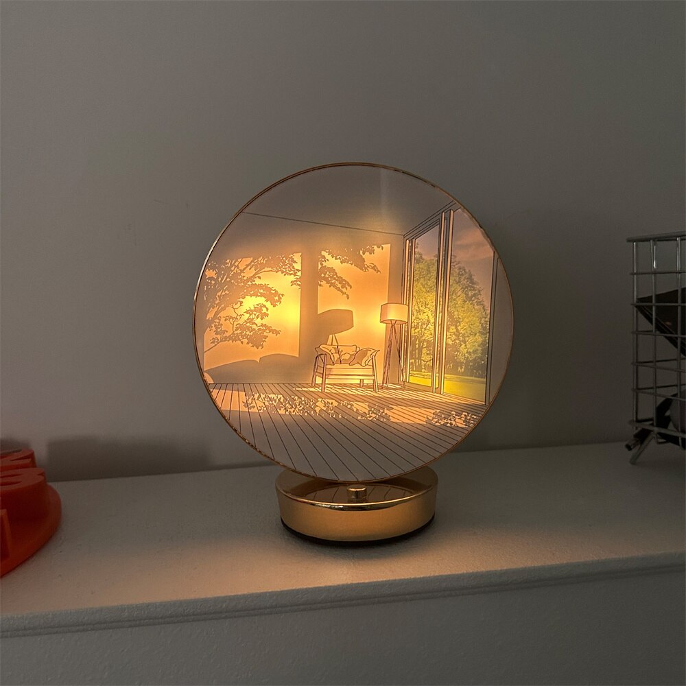 BowLift | Creative Artistic Orb Painting Table Lamp