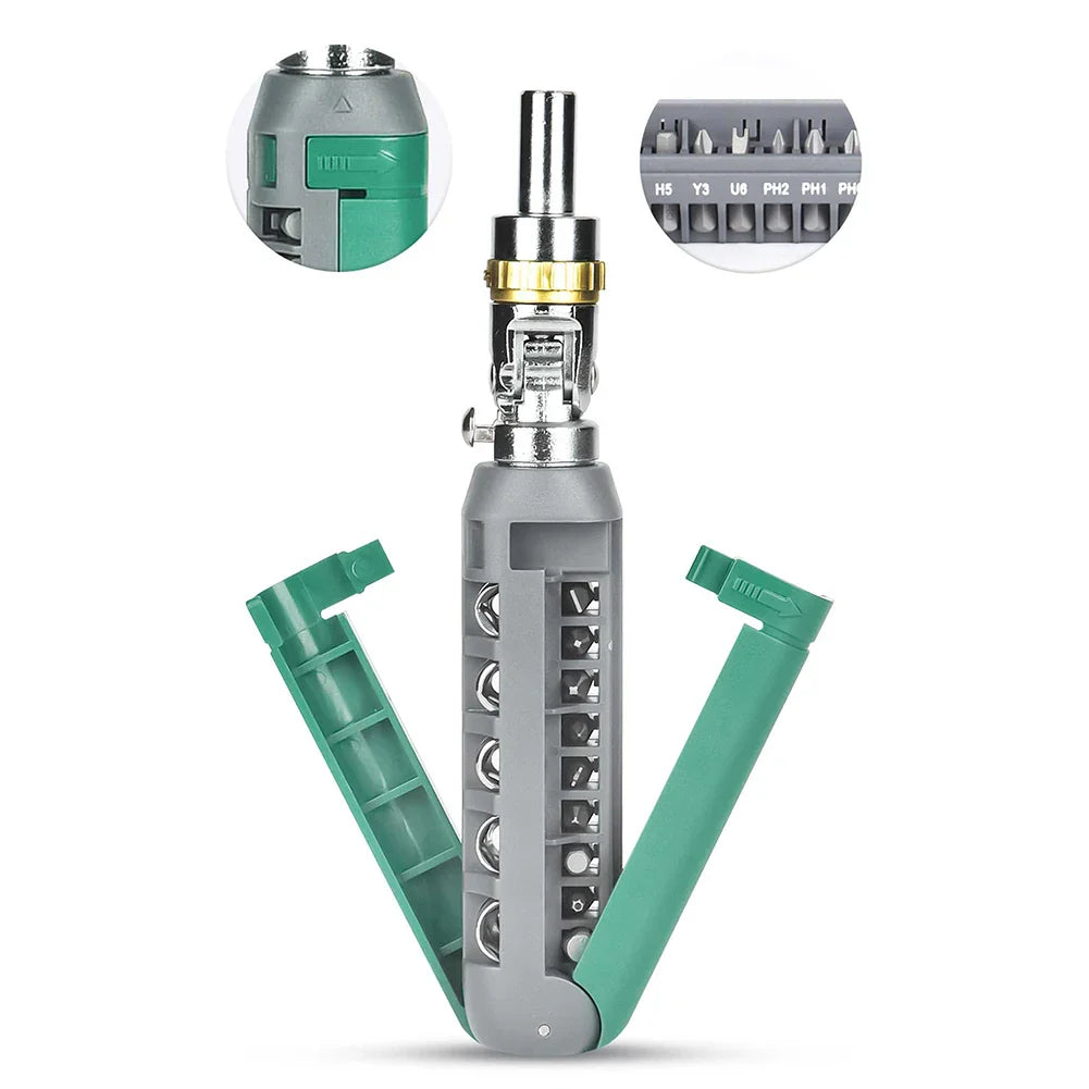 BowLift | 14 In 1 Multi-Angle Ratchet Screwdriver