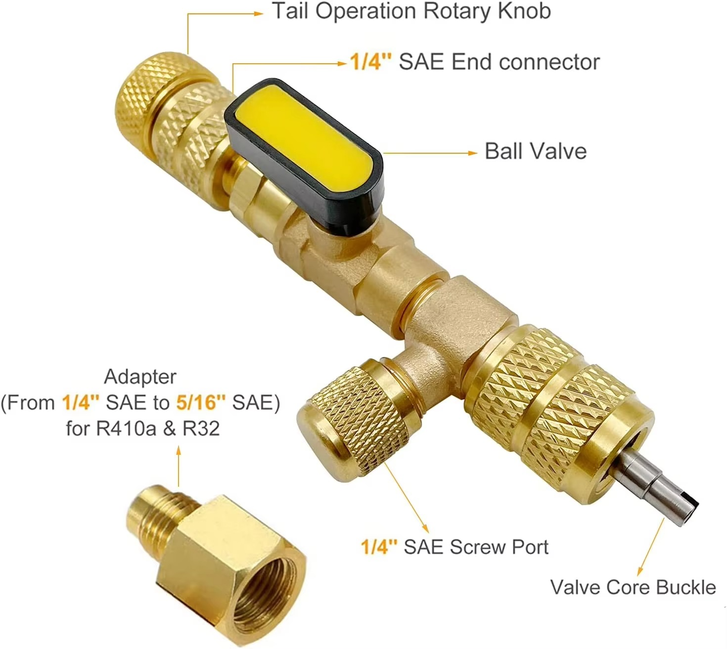 BowLift | Dual-Size HVAC Valve Core Remover & Installer Tool