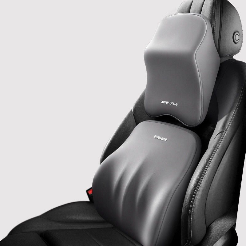 BowLift | ErgoDrive Car Seat Support – Orthopaedic Cushion for Neck & Back Pain Relief While Driving