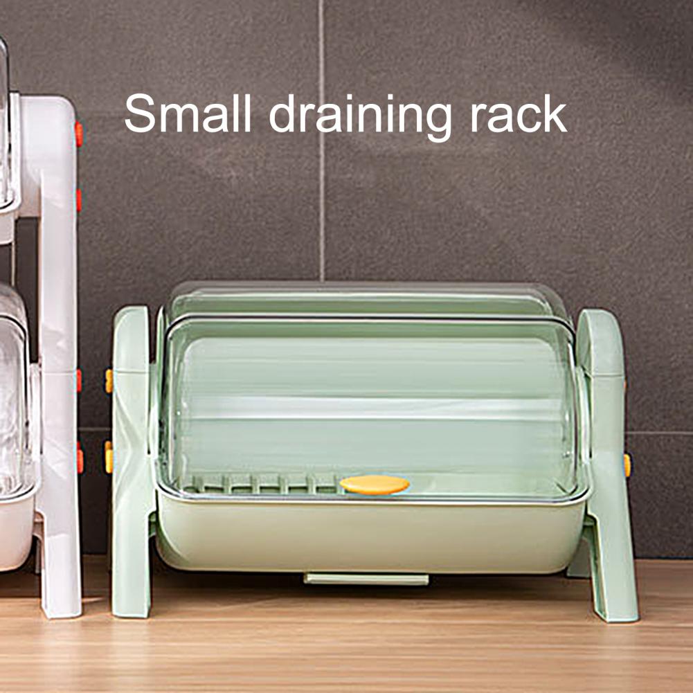 BowLift | Dust-Proof Kitchen Dish Drainer Rack