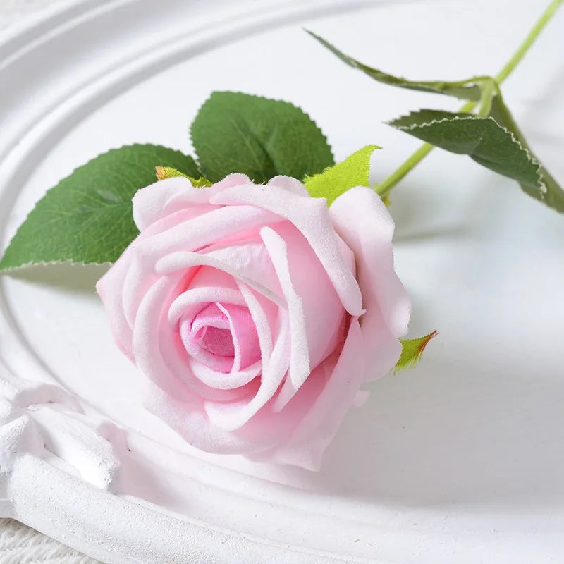 BowLift | 20 pieces Realistic Velvet Silk Rose Bouquet