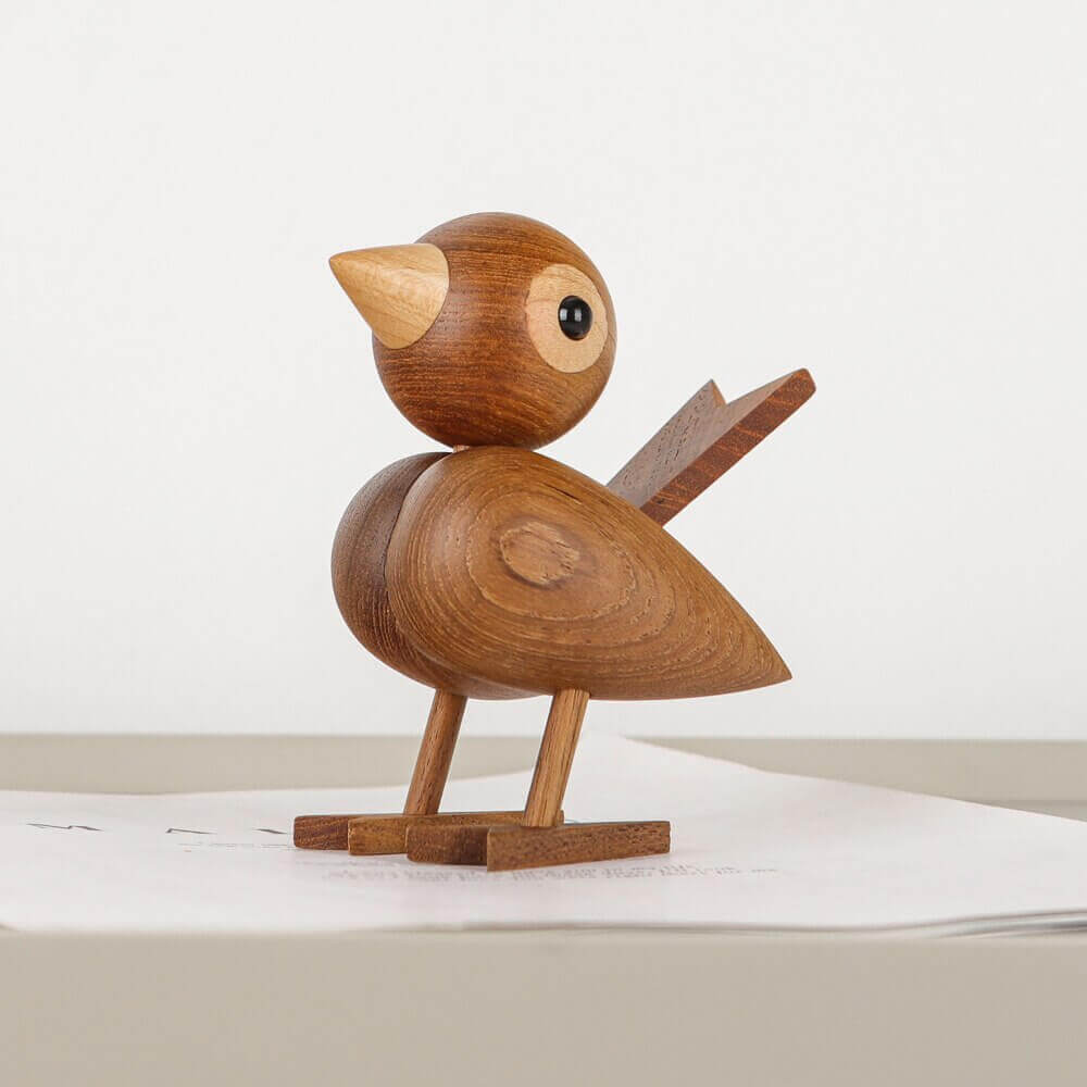 BowLift | A little bird told me, Nordic wooden ornament