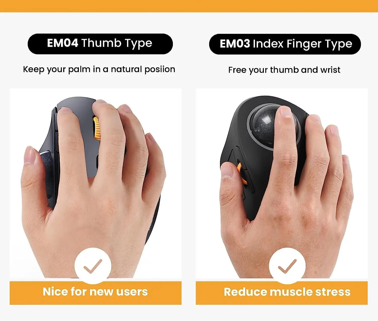 BowLift | Ergonomic Wireless Trackball Mouse