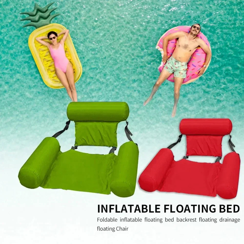 BowLift | Floatique Water Hanging Chair | Inflatable & Adjustable | For Pool, Beach & Sea | 100×120 cm