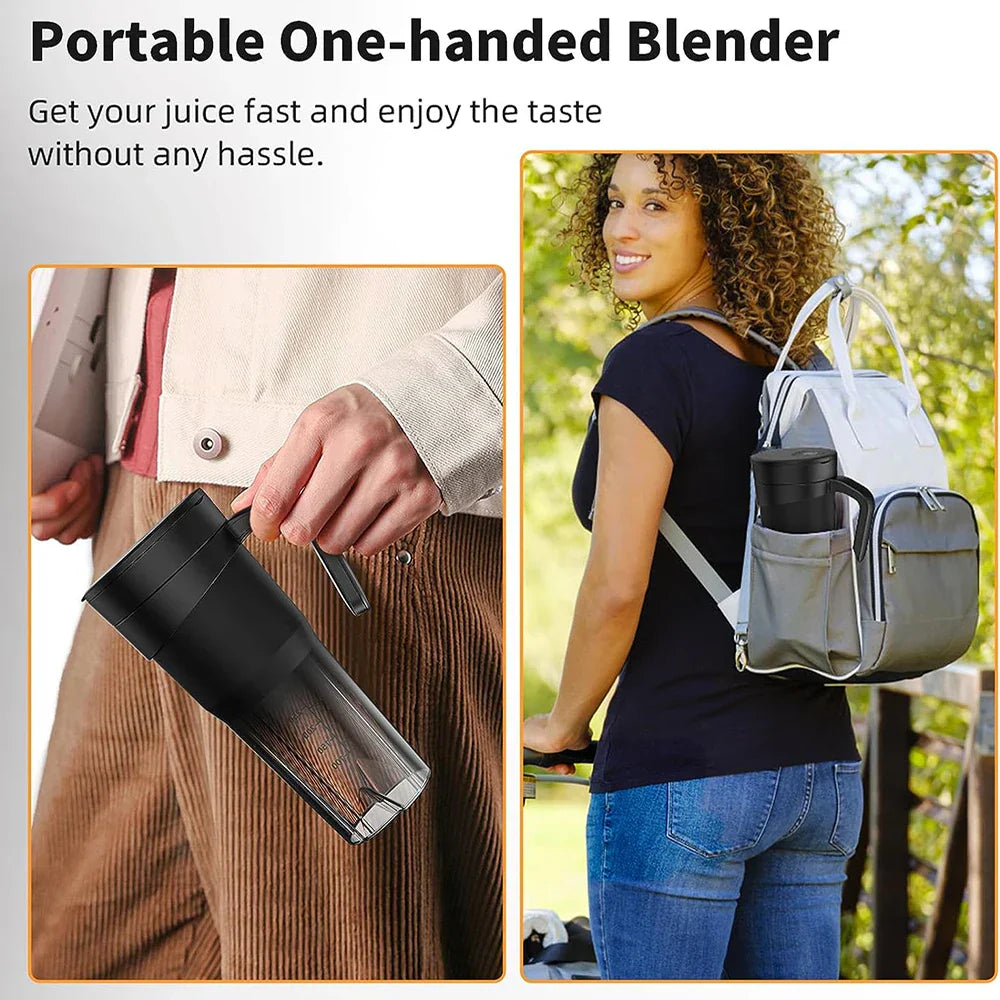 BowLift | Portable Juicer - Rechargeable Mini Mixer with 6 Sharp Blades for Shakes and Smoothies
