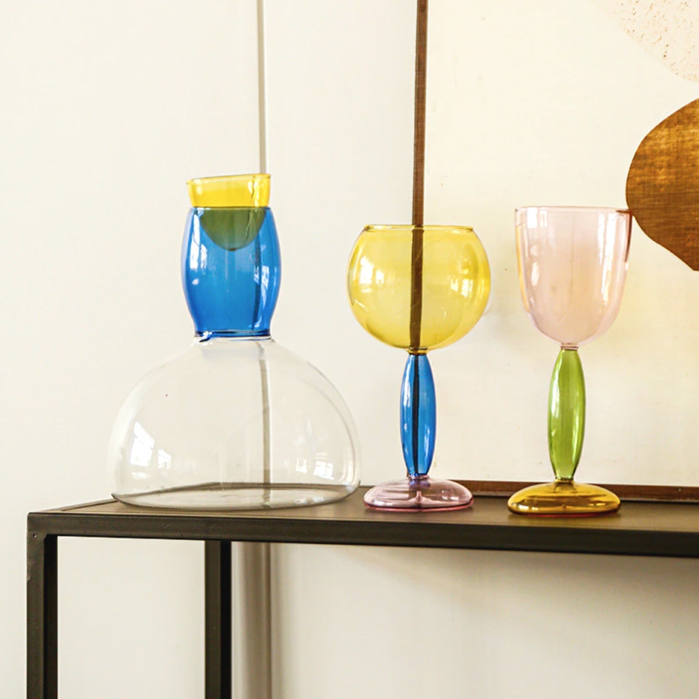 BowLift | Borosilicate 3-Color Glassware - Wine Glass