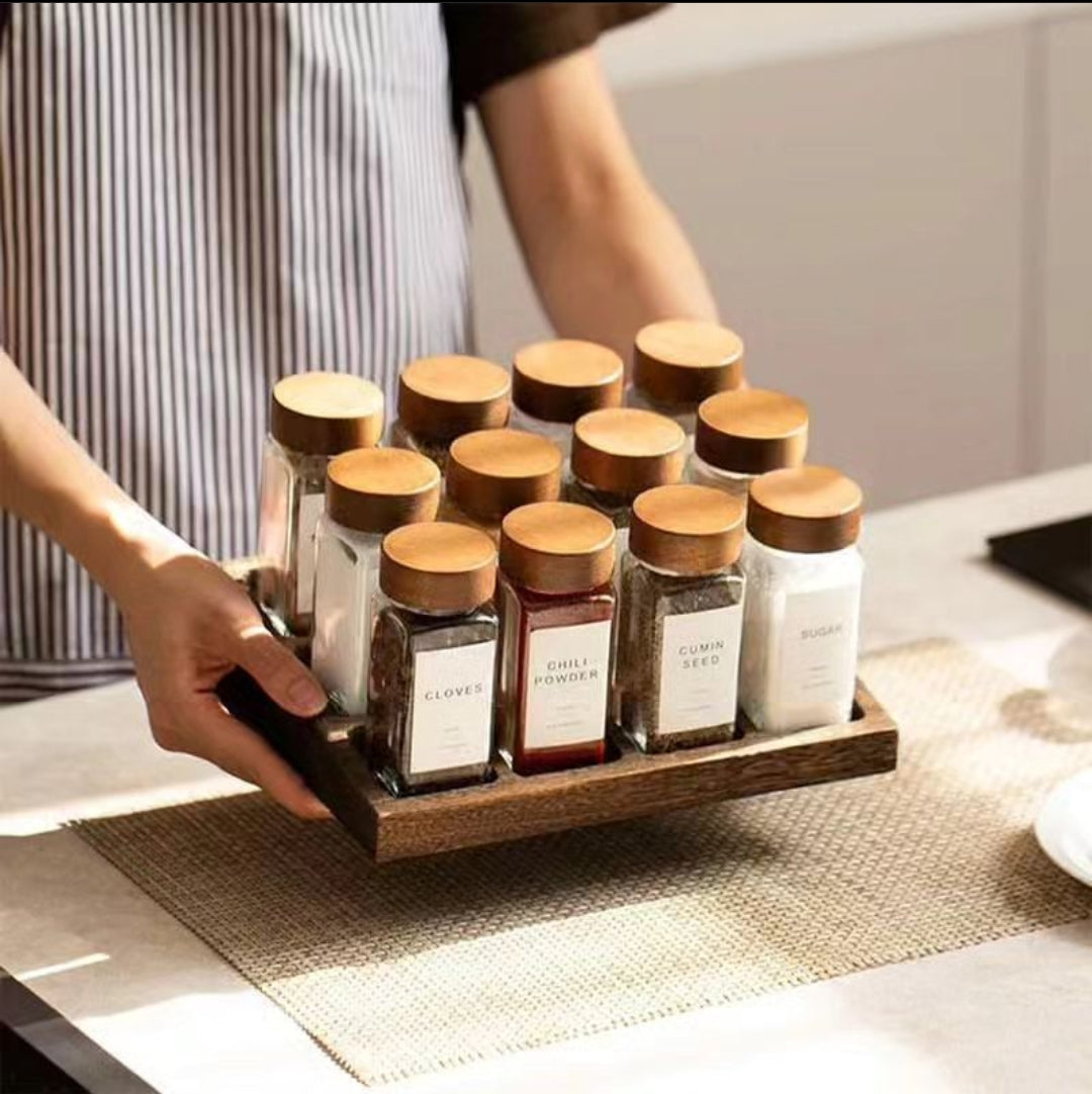 BowLift | 12 Piece Spice Storage Jars