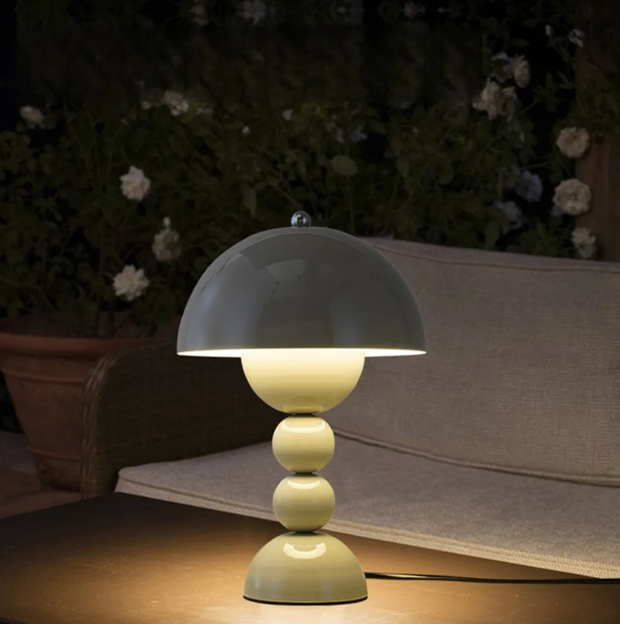 BowLift | Mushroom Dimmerable LED Table Lamp | USB Rechargeable