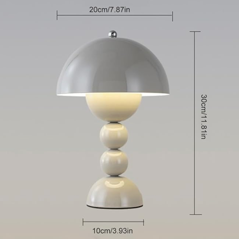 BowLift | Mushroom Dimmerable LED Table Lamp | USB Rechargeable