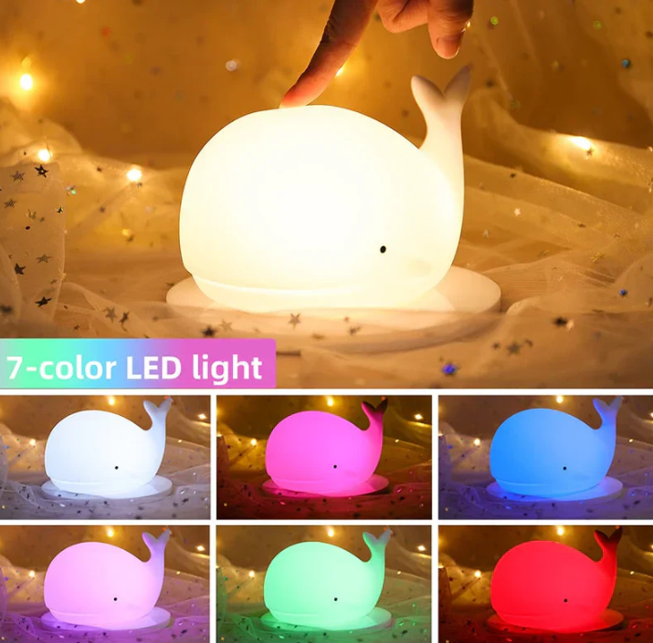 BowLift | Charming Color Changing Whale Night Light