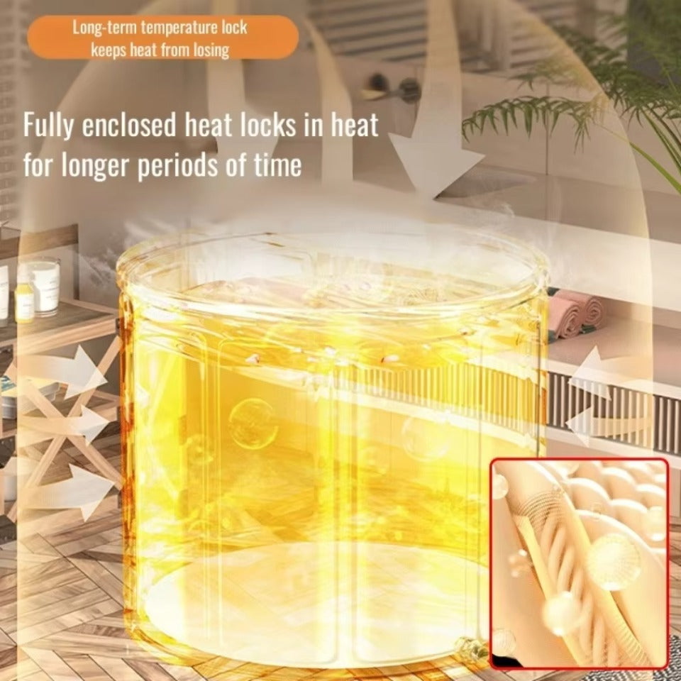 BowLift | FlexiBath Deluxe – Foldable Bath for Adults and Children with Heat Insulation