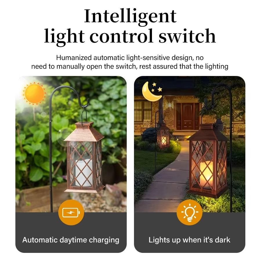 BowLift | Elegant Solar-Powered Garden Lantern