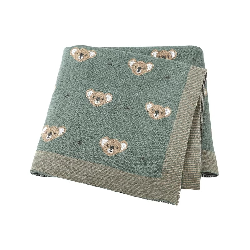 BowLift | Super Soft Knit Baby Blanket with Cute Koala Design