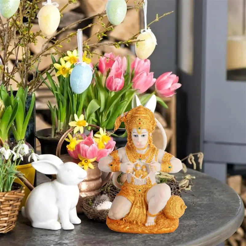 BowLift | 1 Piece Hanuman Buddha Monkey God Figurine Southeast Asian Style Home Sculpture Lord Hanuman Statue Buddha Figur Ornament