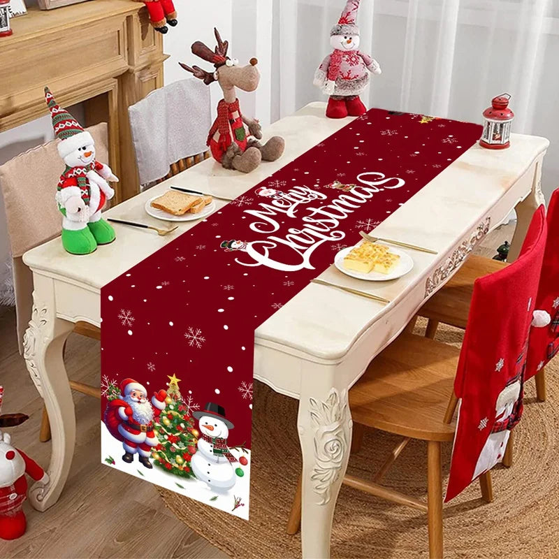BowLift | FestiLoom Christmas Table Runner | "Merry Christmas" Design | 100% Polyester | Festive Decor for Christmas & New Year 2025/2026