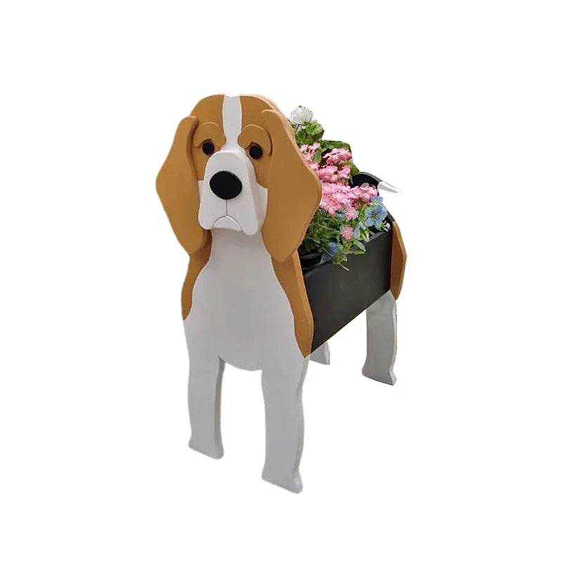 BowLift | Flower pot - Pawsome - Dog plant container - Various breeds