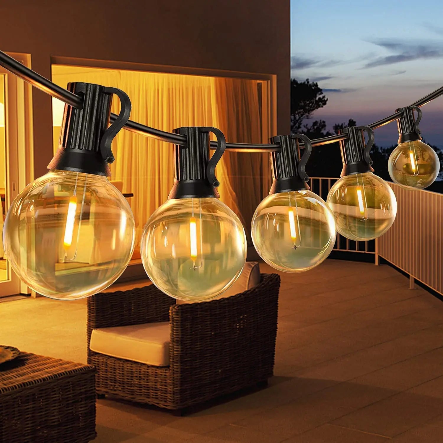 BowLift | Elegant Solar Bulb String Lights