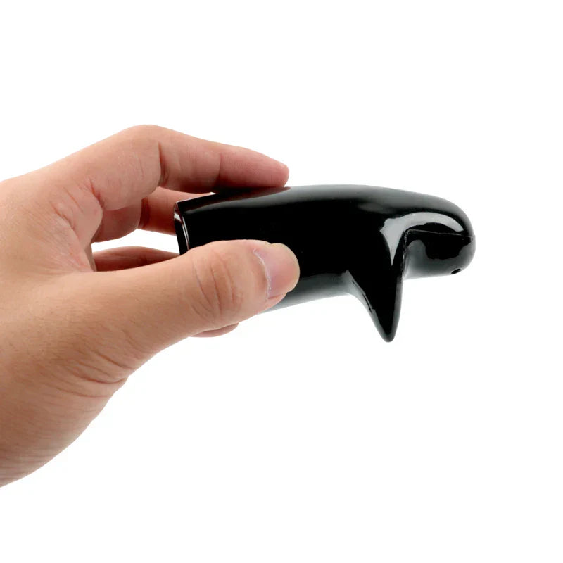 BowLift | Cute Embracing Ghosts Black and White Ceramic Salt and Pepper Mill