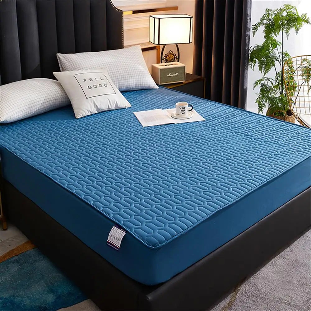 BowLift | Waterproof Ultra-Soft Fitted Latex Mattress Pad Cover