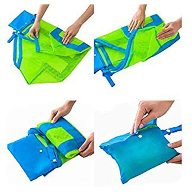 BowLift | PORTABLE MESH BAG FOR KIDS – Breathable beach bag for toys, towels & travel