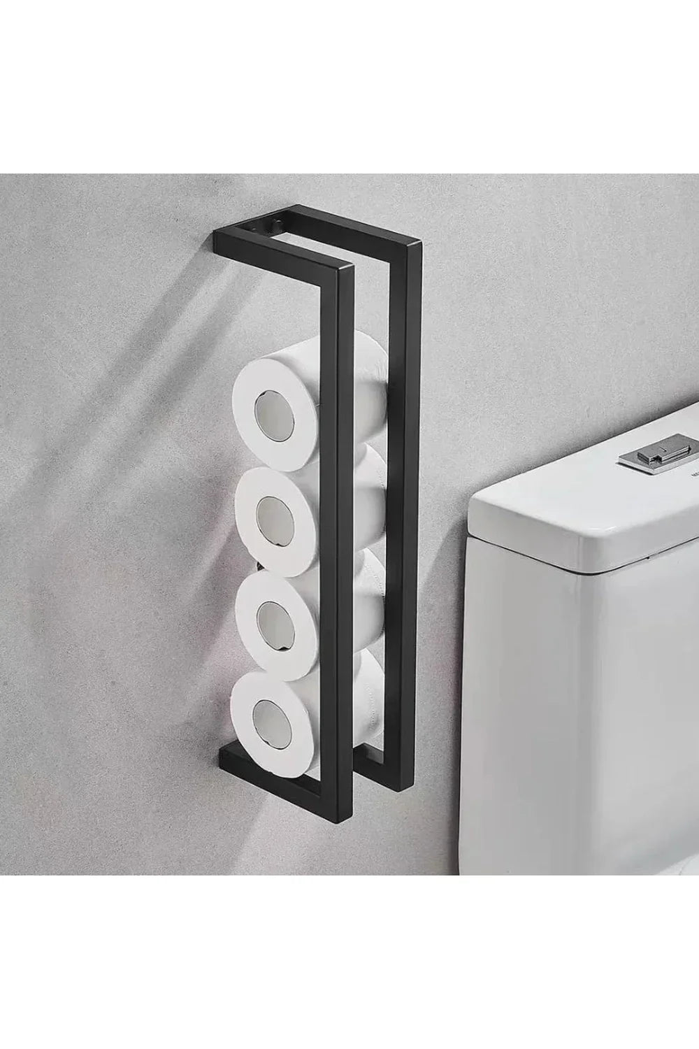 BowLift | Slim Black Bathroom Shelf