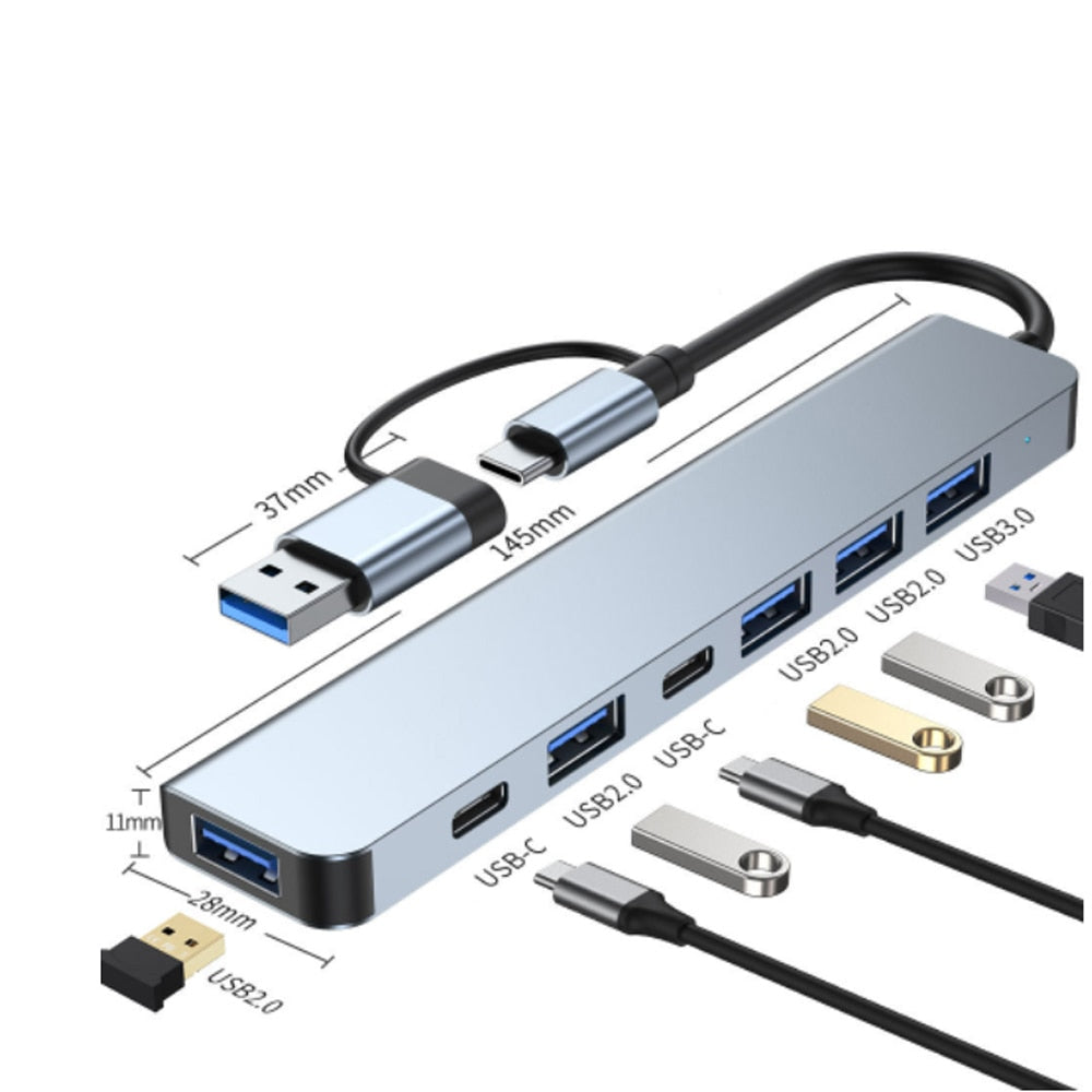 BowLift | Thunderbolt 3 USB-C Hub with HDMI, PD, SD/TF for MacBook Air M1 and iPad Pro