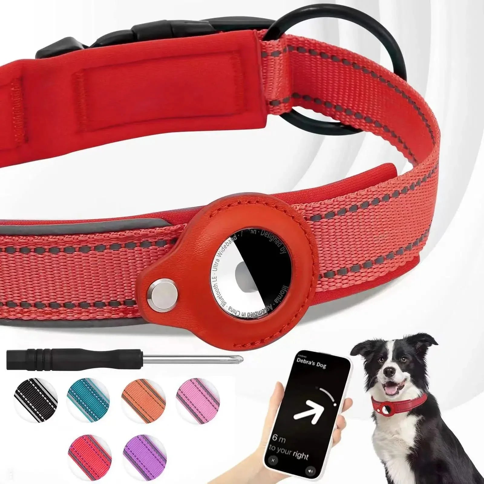 BowLift | LEAZO - AirTag Dog Collar