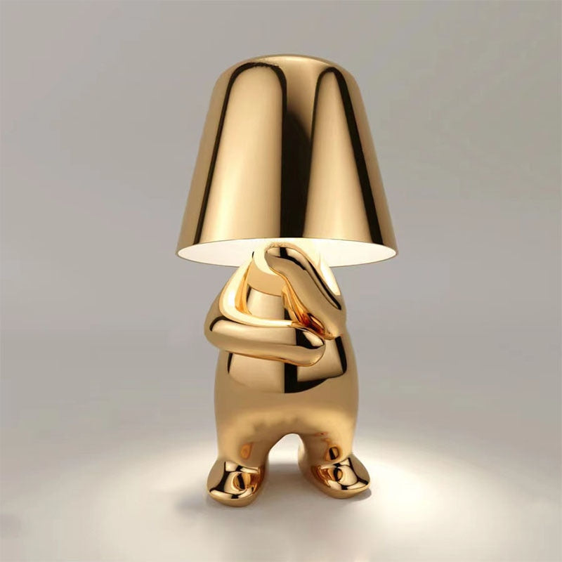 BowLift | Modern Gold Metal LED Table Lamp