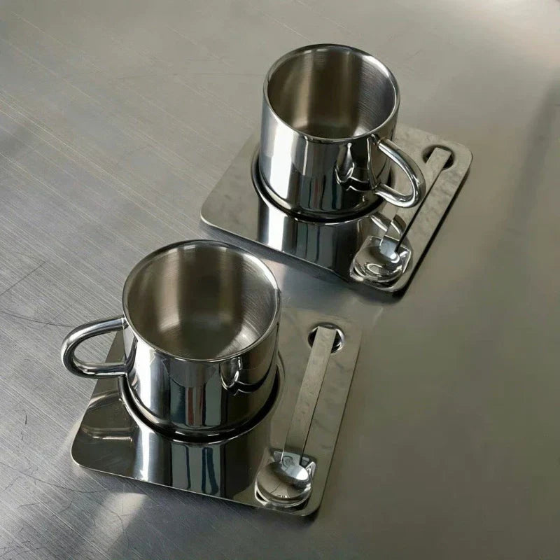 BowLift | Stainless Steel Coffee Cup and Tray