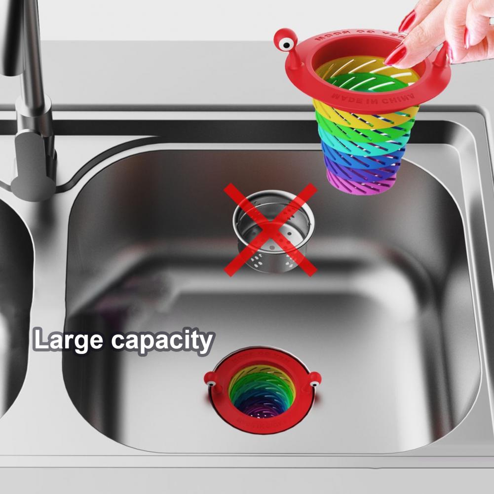 BowLift | Little Monster Colorful Foldable Sink Strainer Basket